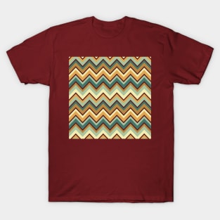 Geometrical Zigzag Pattern T-Shirt